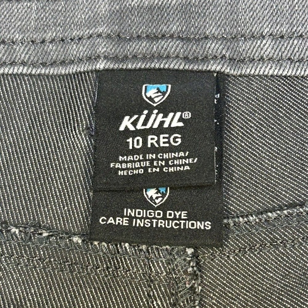Kuhl Jeans Women Size 10 Reg Gray Skinny Pockets Hiking Stretch Denim Outdoor - Picture 3 of 16